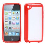 Wholesale Apple iPod Touch 4 Gummy Case (Red)